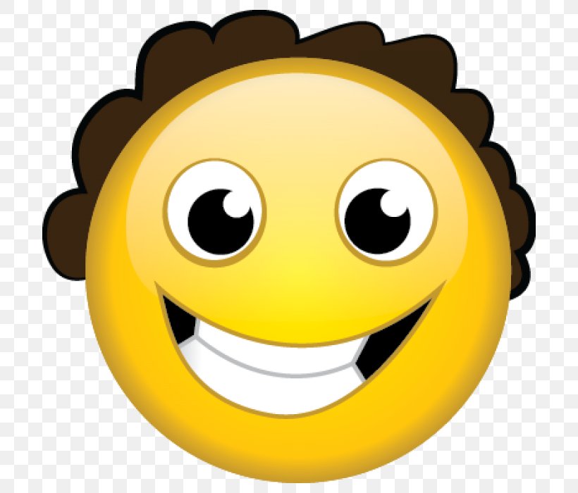 Smiley Emoji Emoticon Face Hair, PNG, 700x700px, Smiley, Artificial Hair Integrations, Brown Hair, Emoji, Emoticon Download Free
