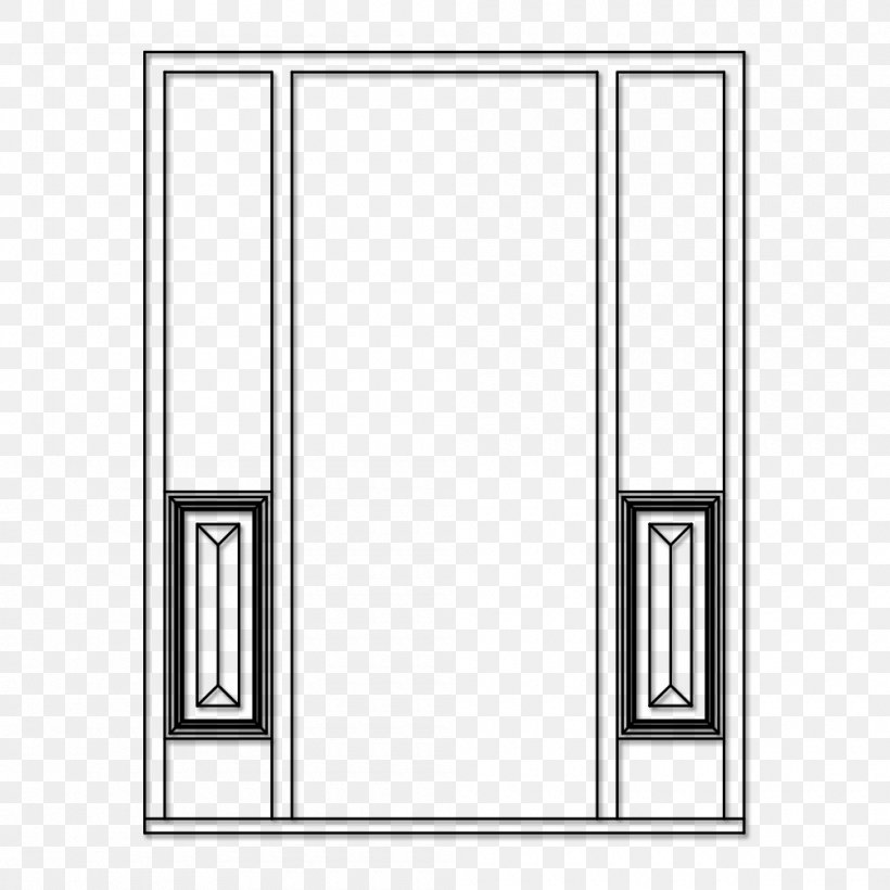 Window Door Handle Furniture Picture Frames, PNG, 1000x1000px, Window, Area, Black And White, Door, Door Handle Download Free