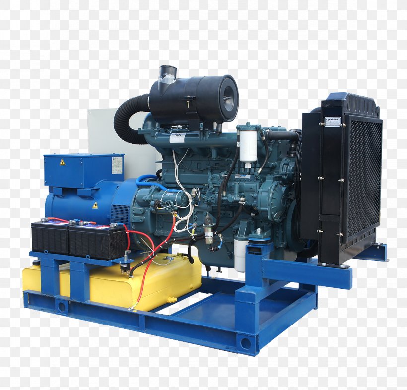 Electric Generator Diesel Generator Diesel Engine Alternator, PNG, 1173x1125px, Electric Generator, Alternator, Business, Compressor, Cylinder Download Free