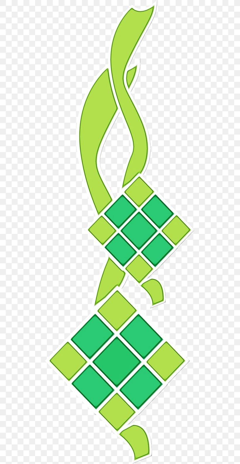 Ketupat Eid Al-Fitr Clip Art Lemang, PNG, 511x1587px, Ketupat, Eid Aladha, Eid Alfitr, Green, Kartu Lebaran Download Free