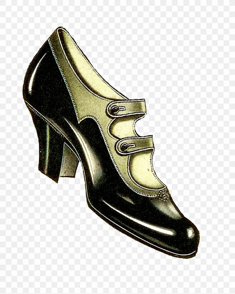Oxford Shoe High-heeled Footwear Vintage Clothing Clip Art, PNG, 929x1158px, Shoe, Antique, Boot, Brogue Shoe, Clothing Download Free