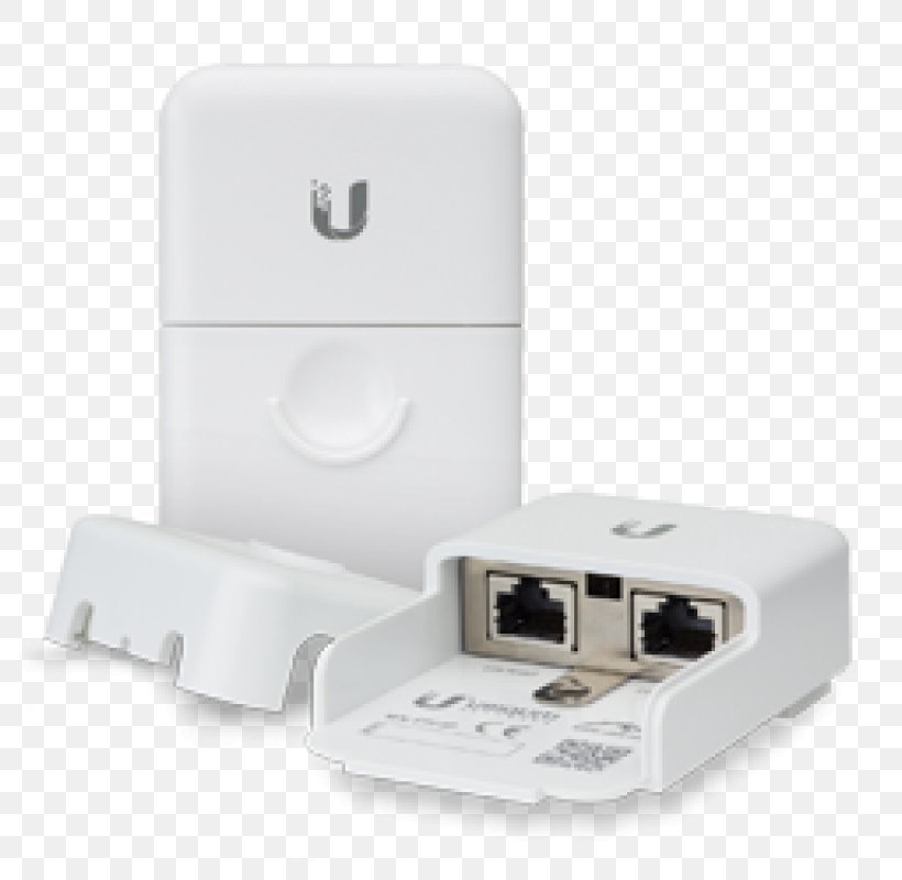 Power Over Ethernet Ubiquiti Networks Surge Protector Gigabit Ethernet, PNG, 800x800px, Power Over Ethernet, Adapter, Computer, Computer Network, Electronic Device Download Free
