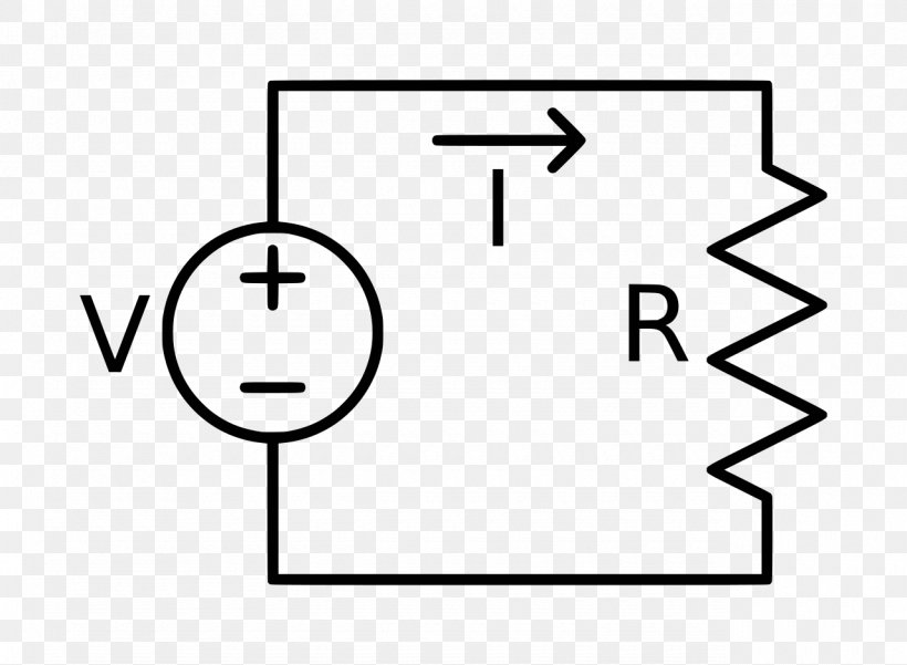 Voltage Source Current Source Ohm's Law Electronic Symbol, PNG, 1280x939px, Voltage Source, Area, Black, Black And White, Circuit Diagram Download Free