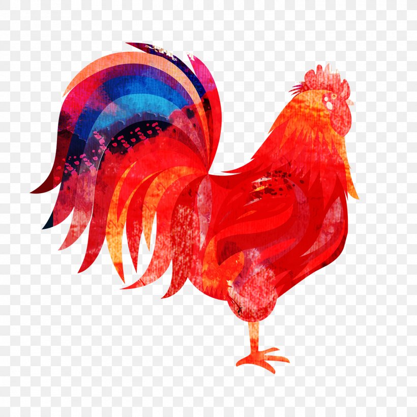 Chicken Chinese Zodiac Chinese New Year Poster Rooster, PNG, 1500x1500px, Chinese New Year, Bainian, Beak, Bird, Chicken Download Free