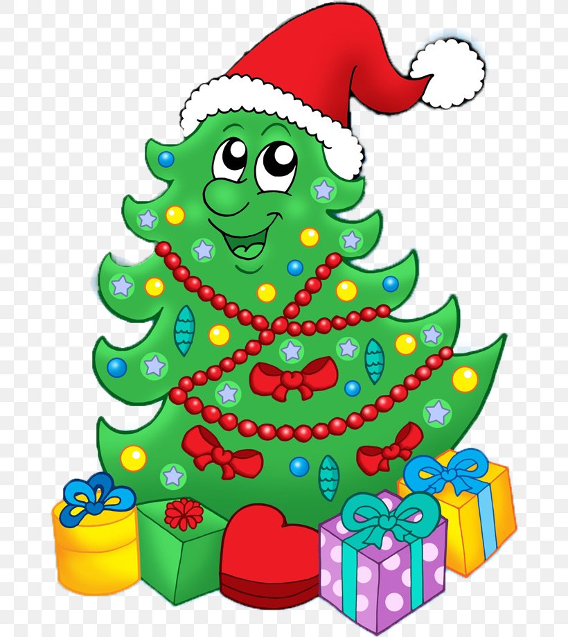 Christmas Tree Santa Claus Christmas Lights, PNG, 676x919px, Christmas Tree, Art, Artwork, Christmas, Christmas Decoration Download Free