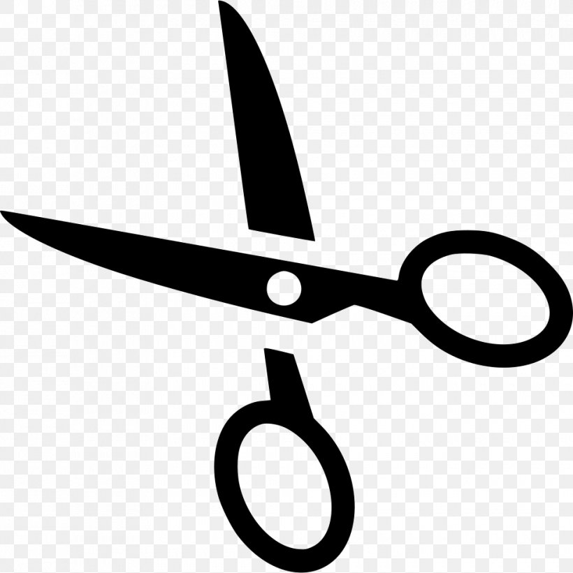 Scissors Hair-cutting Shears Clip Art, PNG, 980x982px, Scissors, Black And White, Emoticon, Haircutting Shears, Thinning Scissors Download Free