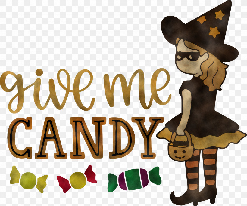 Give Me Candy Trick Or Treat Halloween, PNG, 3000x2509px, Give Me Candy, Cartoon, Cat, Catlike, Halloween Download Free