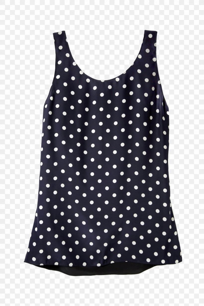 Top Polka Dot Sleeve One-piece Swimsuit Dress, PNG, 1200x1800px, Top, Active Tank, Bag, Black, Blouse Download Free