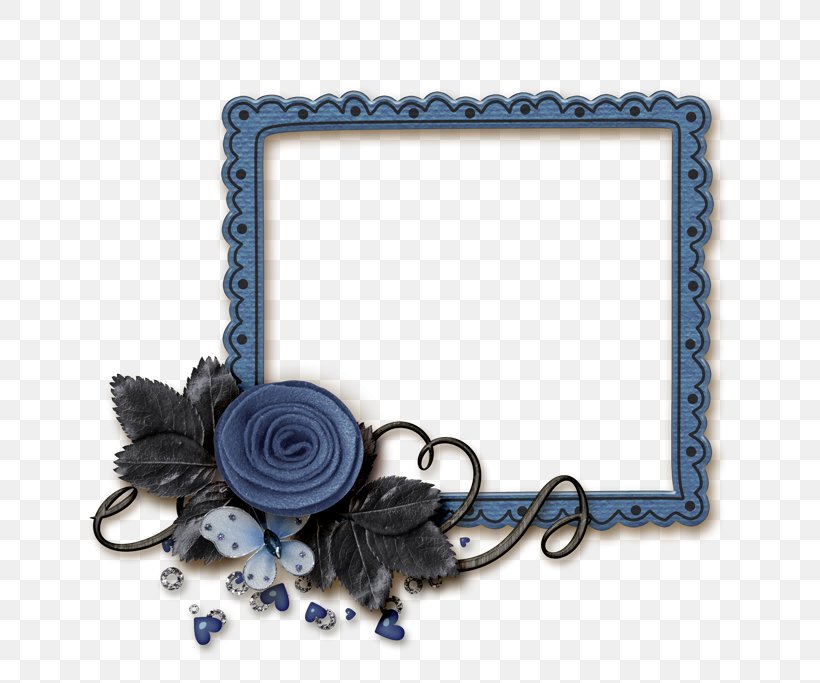 Flower - Blue Picture Frames Color PNG