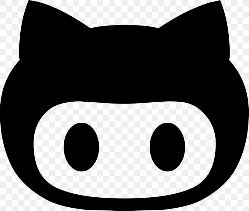 Github, PNG, 981x832px, Logo, Black, Black Hair, Blackandwhite, Cartoon Download Free