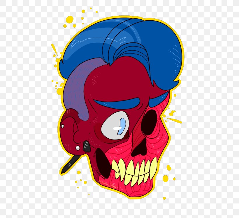 Skull Supervillain Legendary Creature Clip Art, PNG, 500x750px, Skull, Art, Bone, Cartoon, Fictional Character Download Free