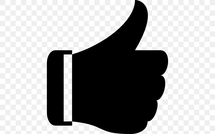 Thumb Ups, PNG, 512x512px, Computer Software, Black, Black And White, Finger, Flat Design Download Free