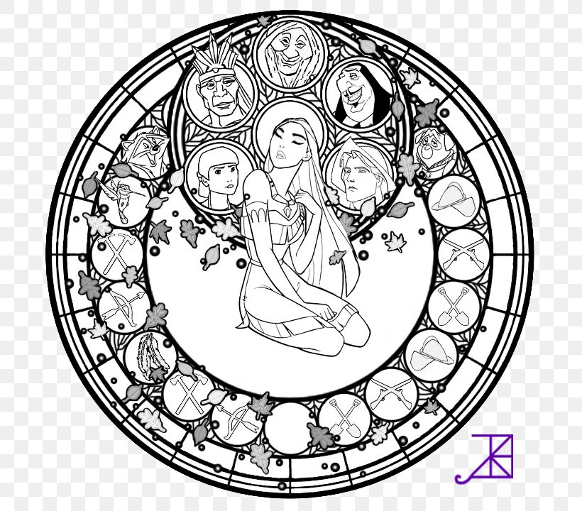 Window Stained Glass Coloring Book Glass Art, PNG, 720x720px, Watercolor, Cartoon, Flower, Frame, Heart Download Free