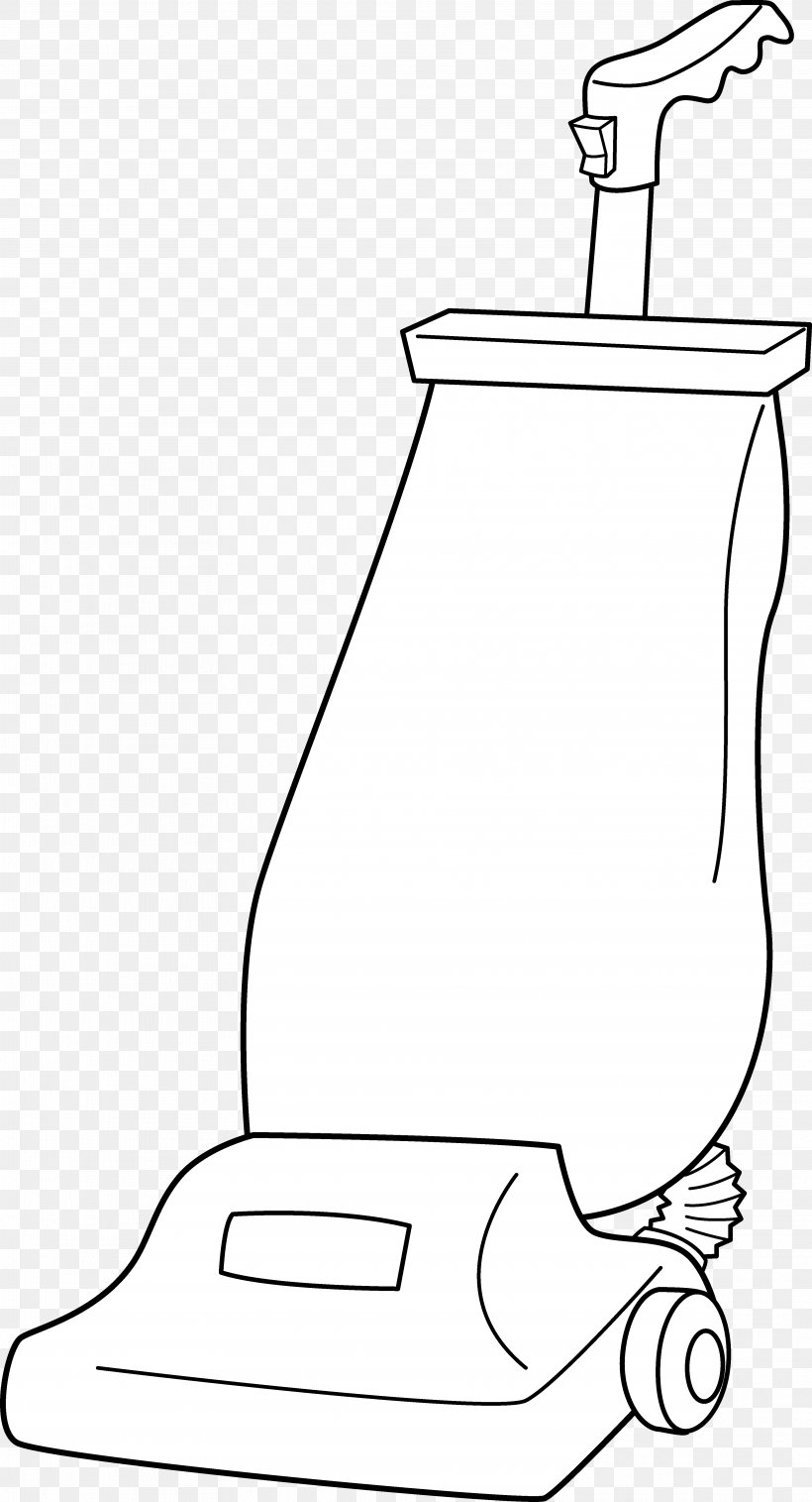 Vacuum Cleaner Clip Art, PNG, 3739x6909px, Vacuum Cleaner, Area, Black And White, Cleaner, Cleaning Download Free