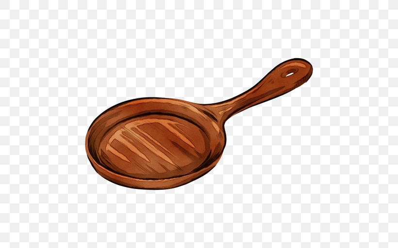 Wooden Spoon, PNG, 512x512px, Watercolor, Cutlery, Frying, Frying Pan, M083vt Download Free