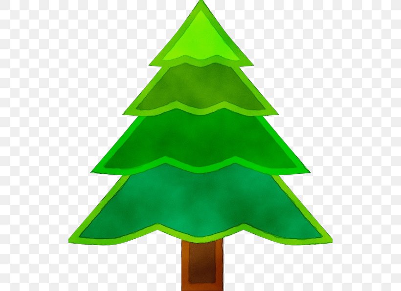 Christmas Tree Silhouette, PNG, 540x596px, Watercolor, Christmas, Christmas Decoration, Christmas Tree, Colorado Spruce Download Free