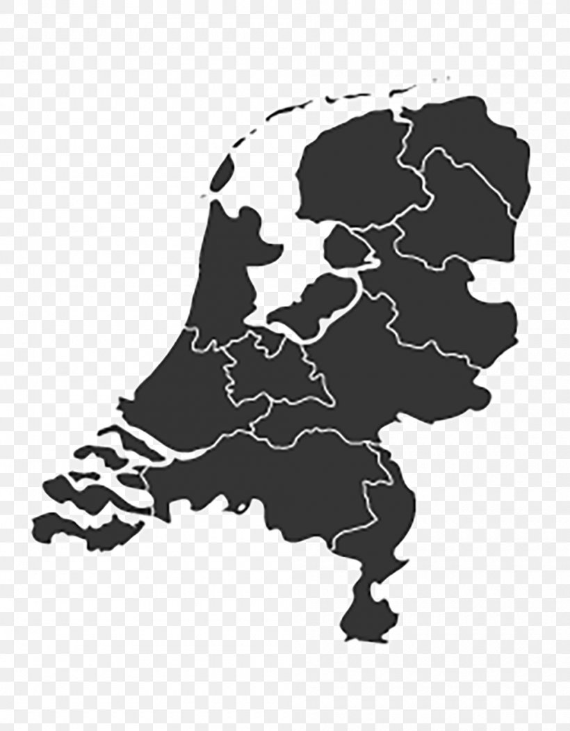 Netherlands Map, PNG, 1000x1282px, Netherlands, Black, Black And White, Blank Map, Map Download Free