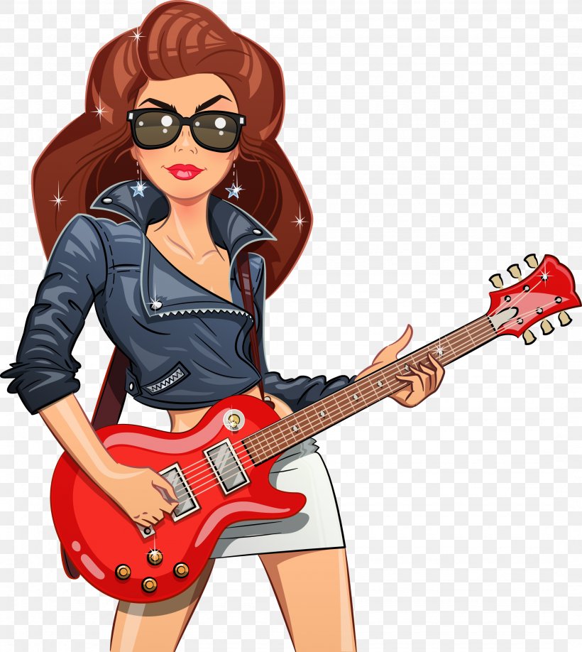 Royalty-free Guitar Drawing, PNG, 2150x2407px, Royaltyfree, Art, Bass Guitar, Brown Hair, Drawing Download Free