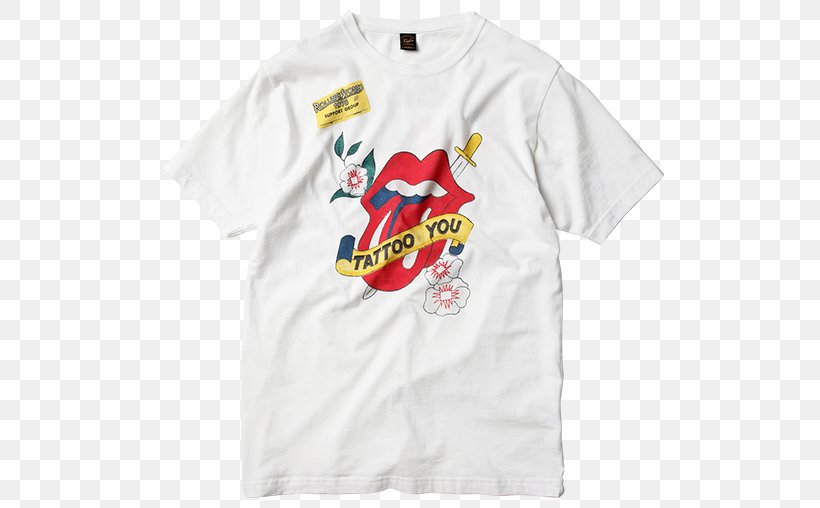T-shirt The Rolling Stones Clothing Brand, PNG, 533x508px, Tshirt, Active Shirt, Bathing Ape, Brand, Clothing Download Free