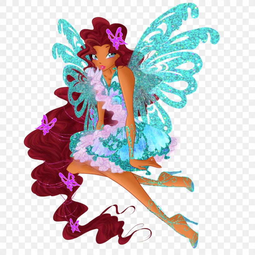 Aisha Bloom Tecna Fairy Butterflix, PNG, 1024x1024px, Aisha, Animated Cartoon, Art, Bloom, Butterflix Download Free