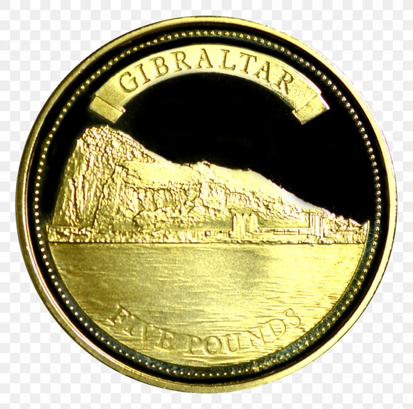 Coin Rock Of Gibraltar Gold Gibraltar Pound Mint, PNG, 1000x990px, Coin, Badge, Brass, Bronze Medal, Currency Download Free
