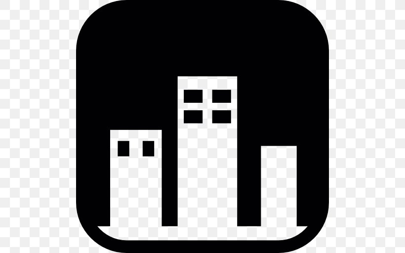 Building Skyscraper House Gratis, PNG, 512x512px, Building, Apartment, Architecture, Area, Black And White Download Free
