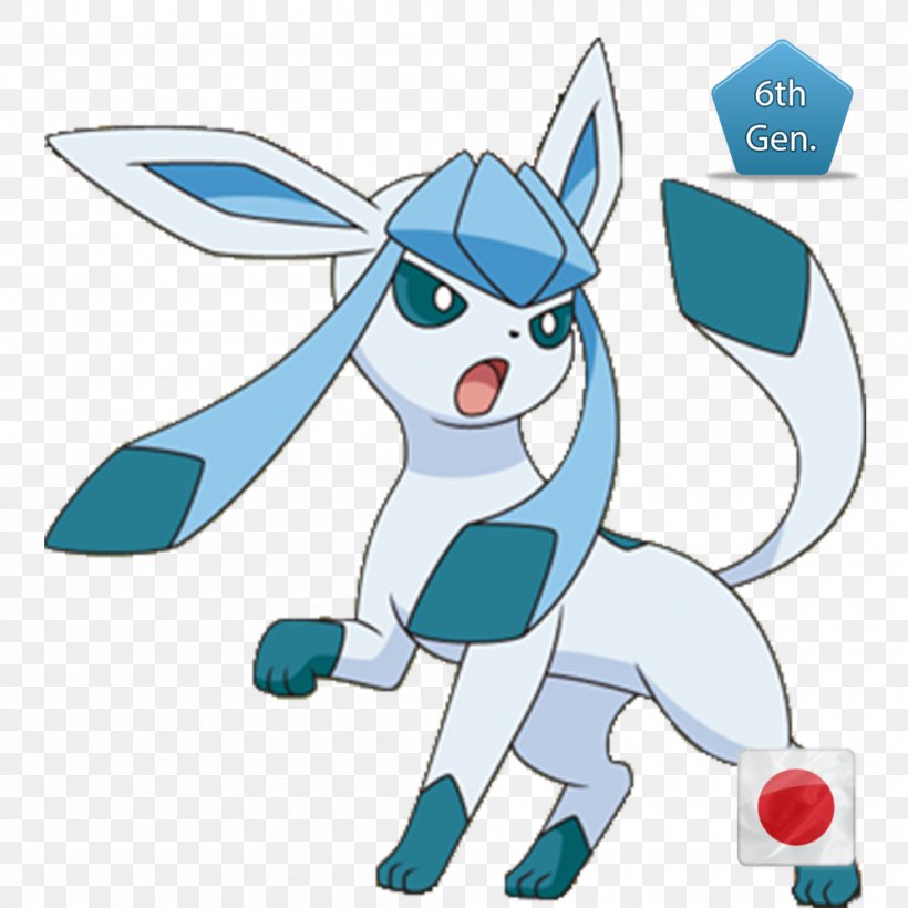 Pokémon X And Y Pokémon GO Glaceon Eevee, PNG, 1000x1000px, Watercolor, Cartoon, Flower, Frame, Heart Download Free
