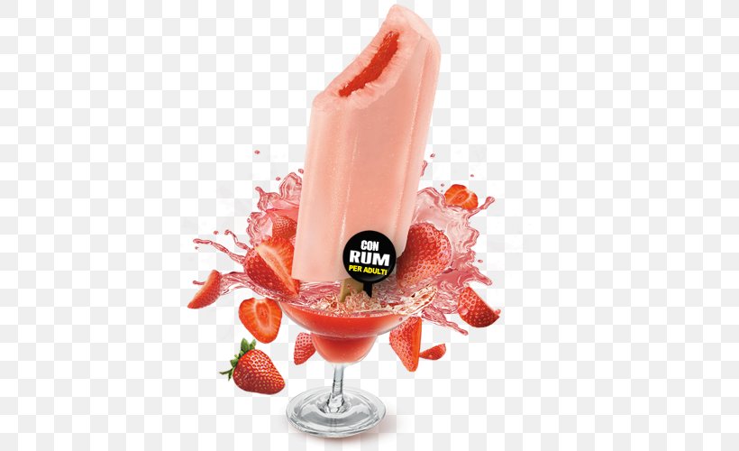 Strawberry Ice Cream Ice Pops Solero, PNG, 500x500px, Strawberry, Algida, Confectionery, Daiquiri, Dessert Download Free