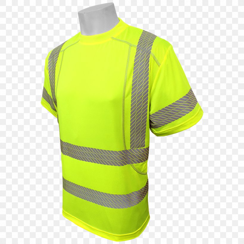 T-shirt Sleeve High-visibility Clothing, PNG, 1000x1000px, Tshirt, Active Shirt, Bicycle Jersey, Clothing, Gilets Download Free