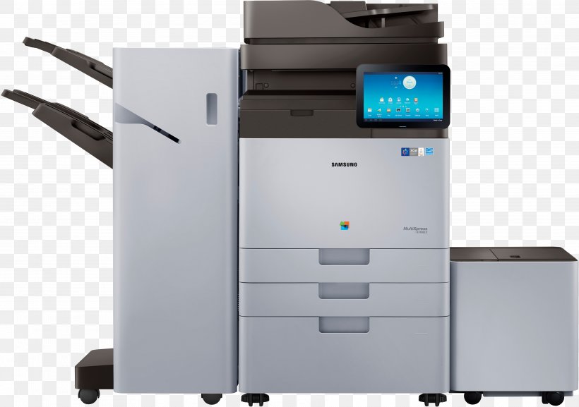 Multi-function Printer Samsung MultiXpress X7600GX Colour Laser, PNG, 3759x2648px, Multifunction Printer, Filing Cabinet, Image Scanner, Inkjet Printing, Laser Printing Download Free