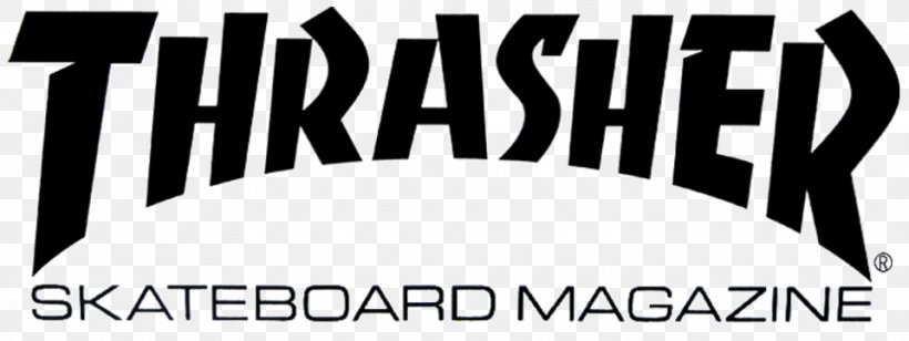 Thrasher Hoodie T-shirt Skateboarding, PNG, 960x361px, Thrasher, Baseball Cap, Beanie, Black And White, Brand Download Free