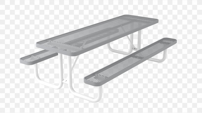 Picnic Table Plastic Rectangle, PNG, 3840x2160px, Table, Edge, Expanded Metal, Furniture, Hardware Accessory Download Free