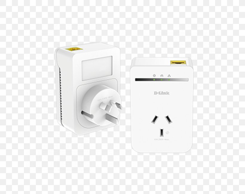 Adapter Power-line Communication HomePlug D-Link Wireless Repeater, PNG, 650x650px, Adapter, Ac Power Plugs And Socket Outlets, Computer Network, Dlink, Electronic Device Download Free