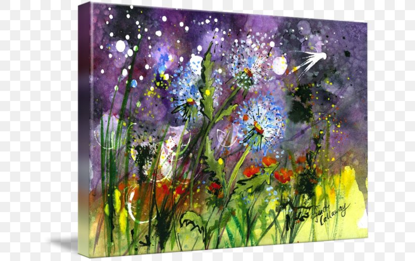 Floral Design Acrylic Paint English Lavender Watercolor Painting Still Life, PNG, 650x517px, Floral Design, Acrylic Paint, Art, Artwork, Computer Download Free
