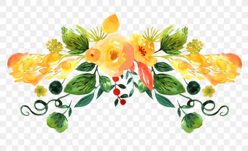 Floral Design Drawing Watercolor Painting Flower, PNG, 1280x779px, Floral Design, Color, Cut Flowers, Dibujo Flores, Drawing Download Free