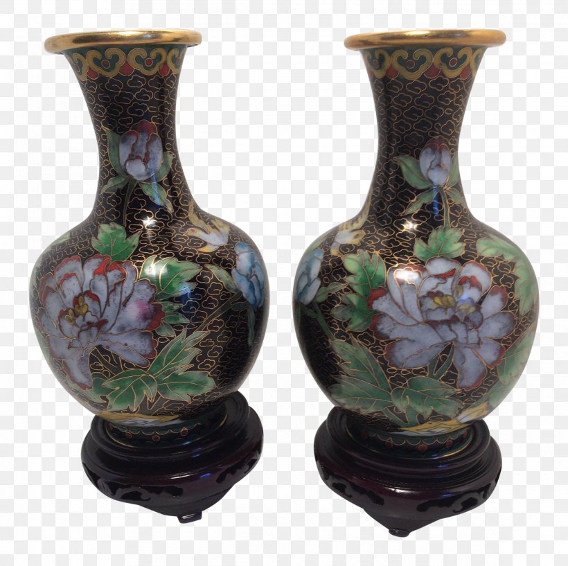 Vase Cloisonné Ceramic Glass Pottery, PNG, 2330x2323px, Vase, Art, Artifact, Ceramic, Chairish Download Free