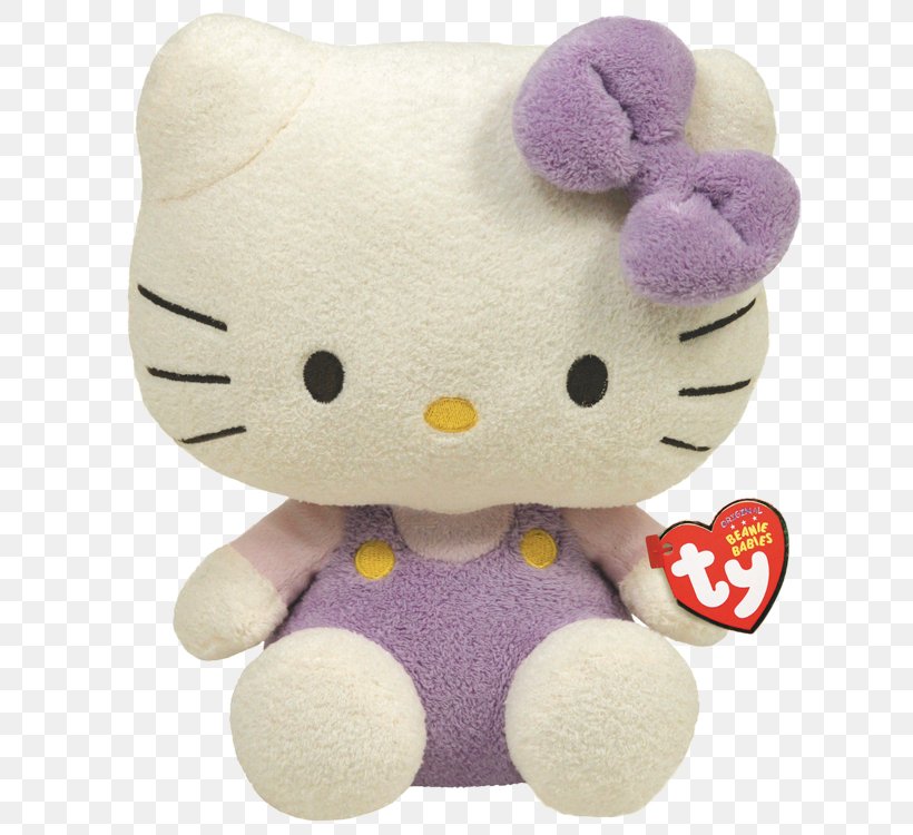 Hello Kitty My Melody Beanie Babies Ty Inc. Stuffed Animals & Cuddly Toys, PNG, 645x750px, Watercolor, Cartoon, Flower, Frame, Heart Download Free