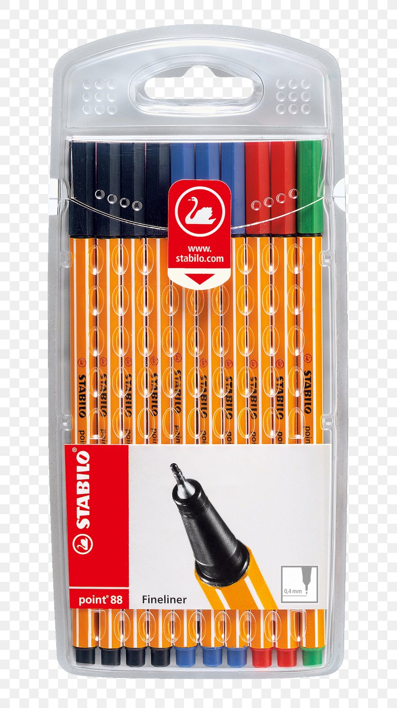 Marker Pen Schwan-STABILO Schwanhäußer GmbH & Co. KG Pens Fountain Pen Stabilo Point 88, PNG, 761x1460px, Marker Pen, Color, Drawing, Fiber, Fountain Pen Download Free