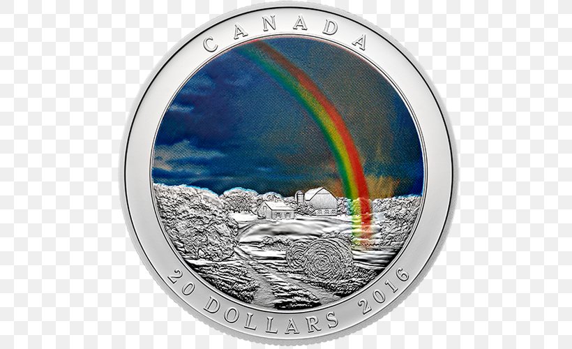 Silver Coin Silver Coin Canada Gold, PNG, 500x500px, Coin, Bighorn Sheep, Canada, Color, Currency Download Free