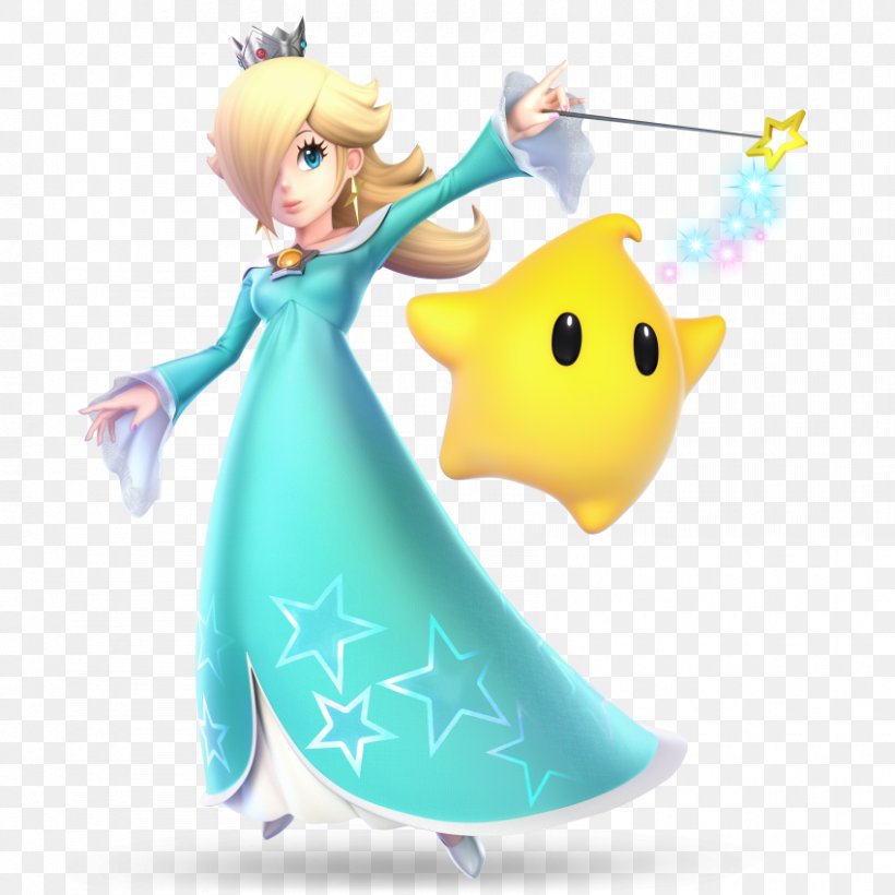 Super Smash Bros.™ Ultimate Rosalina Luigi Mario Princess Daisy, PNG, 850x850px, Rosalina, Coloring Book, Fictional Character, Figurine, Luigi Download Free