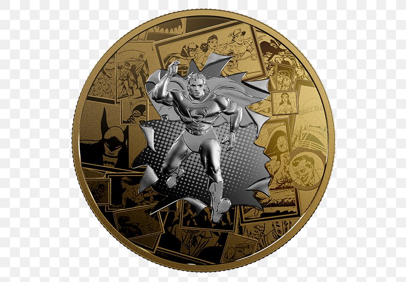 Superman Wonder Woman Batman Flash DC Comics, PNG, 570x570px, Superman, All Star Comics, Allstar Superman, Batman, Coin Download Free