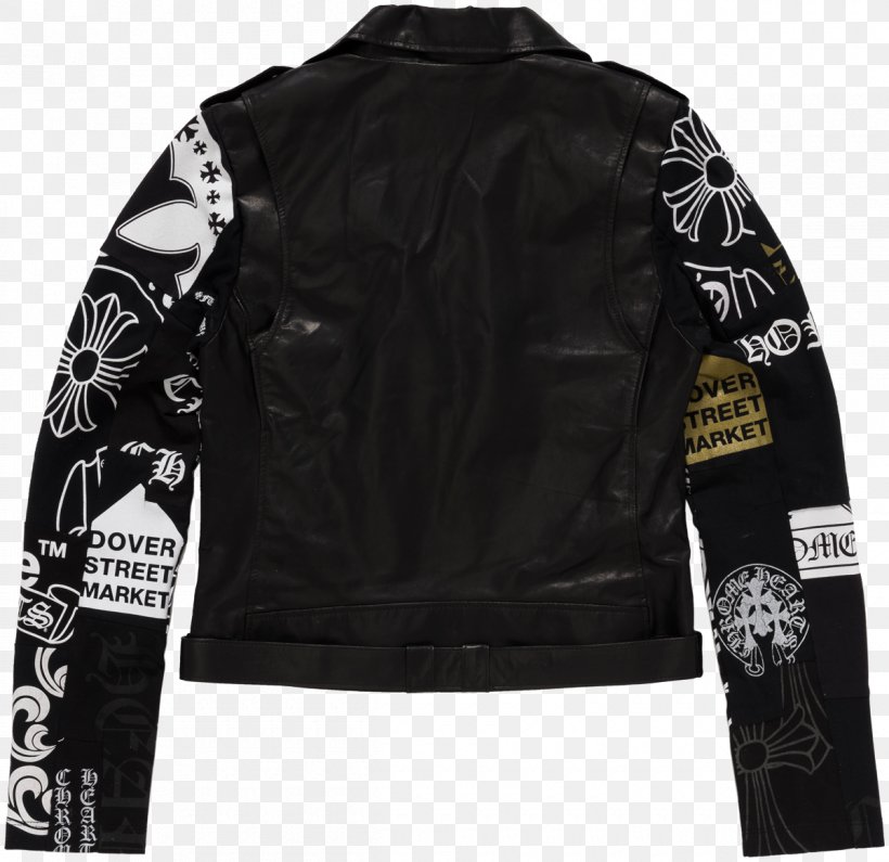 Leather Jacket Dover Street Market Ginza Chrome Hearts, PNG, 1200x1164px, Leather Jacket, Black, Brand, Cap, Chrome Hearts Download Free