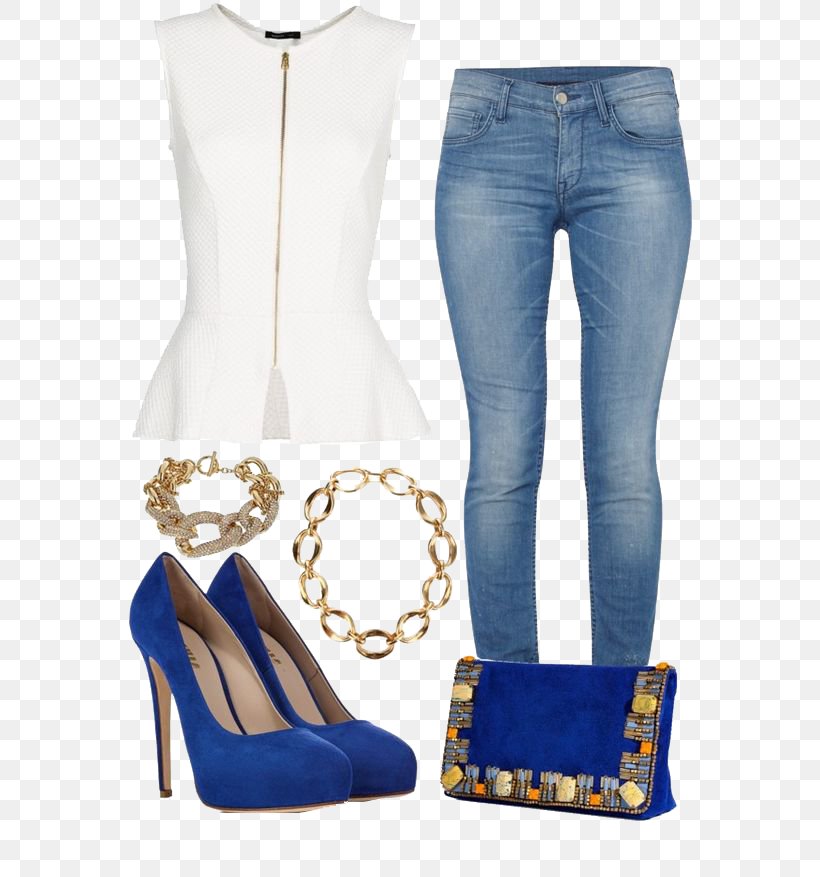 Top High-heeled Footwear Jeans Clothing Overskirt, PNG, 564x877px, Top, Blouse, Blue, Clothing, Cobalt Blue Download Free