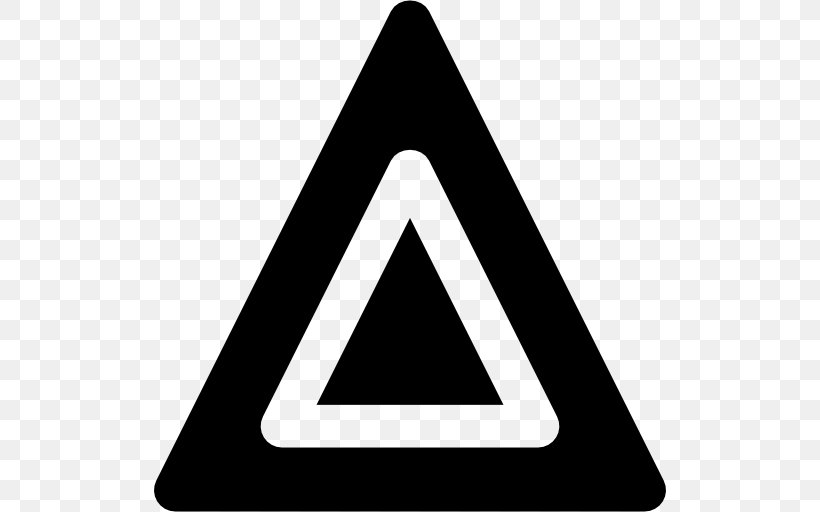 Triangle Car Sign Brand, PNG, 512x512px, Triangle, Black And White, Brand, Car, Chemistry Download Free