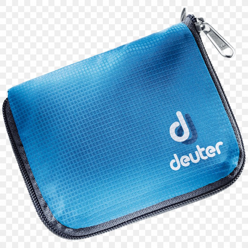 Deuter Zip Wallet Backpack Deuter Zip Pack Lite Zipper, PNG, 1000x1000px, Wallet, Aqua, Backpack, Blue, Coin Purse Download Free