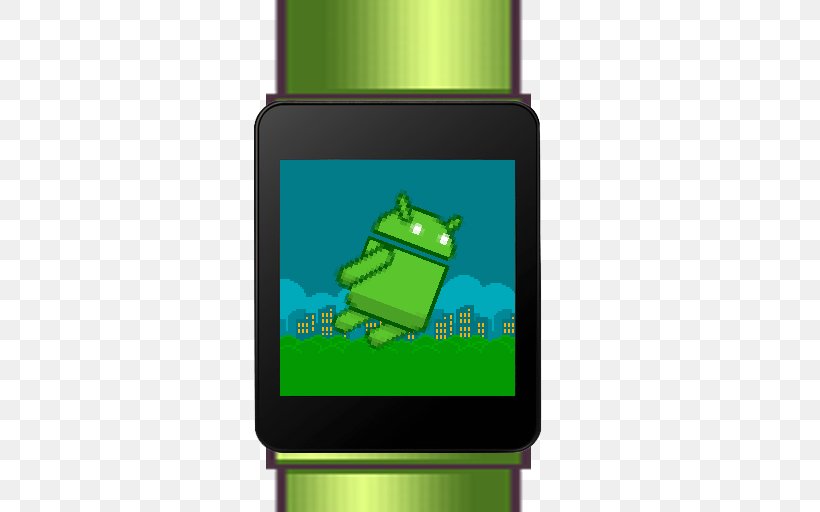 Galaxy Droid Wear OS LG G Watch R Android, PNG, 512x512px, Wear Os, Amphibian, Android, Flappy Bird, Frog Download Free