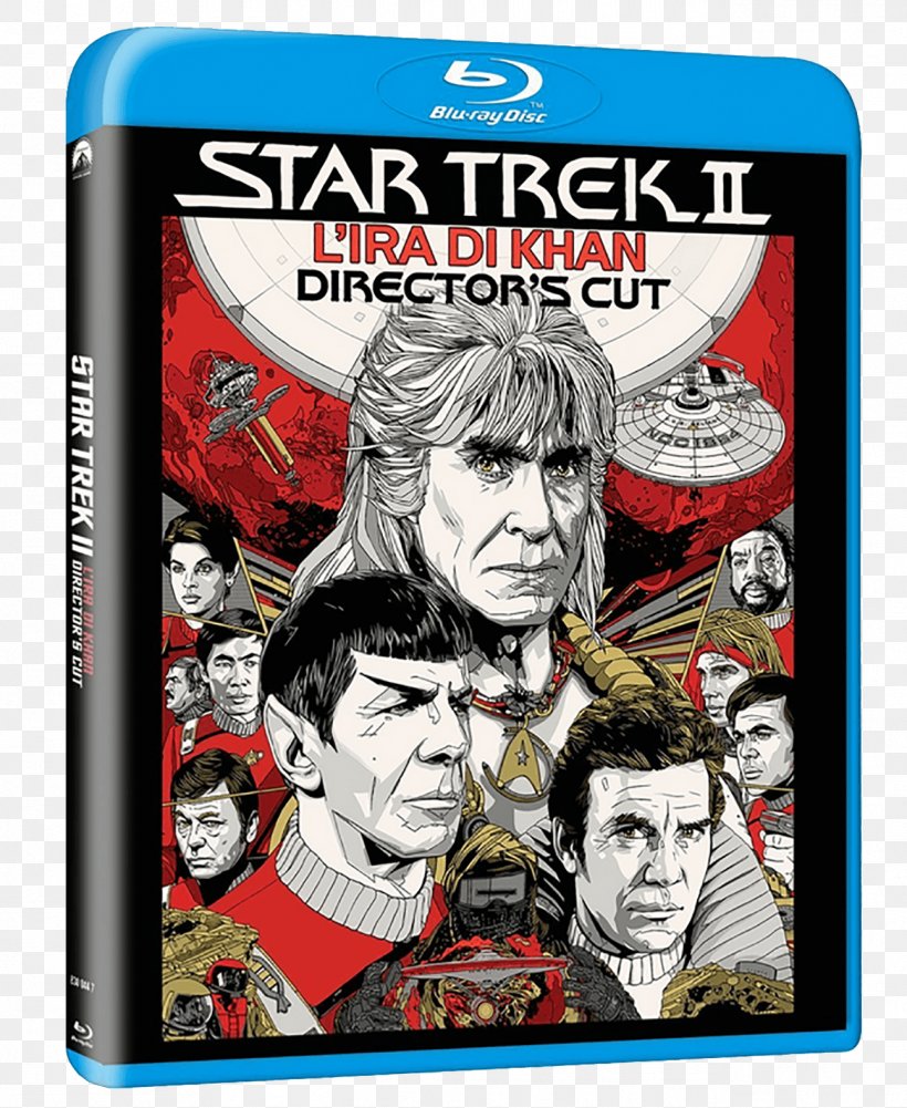 Leonard Nimoy Star Trek II: The Wrath Of Khan Khan Noonien Singh Blu-ray Disc Star Trek: The Motion Picture, PNG, 1294x1581px, Leonard Nimoy, Bluray Disc, Cinema, Comic Book, Comics Download Free