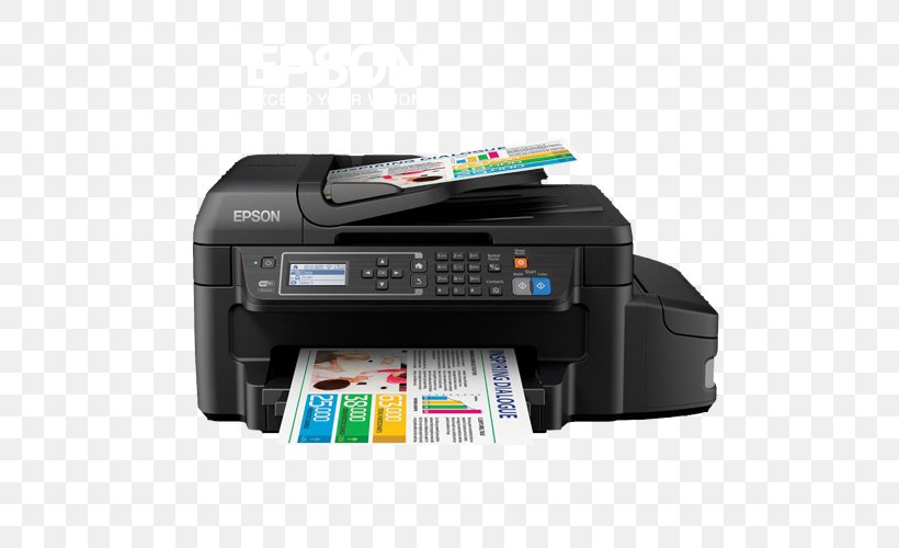 Multi-function Printer Inkjet Printing Image Scanner, PNG, 500x500px, Multifunction Printer, Color Printing, Continuous Ink System, Electronic Device, Electronics Download Free