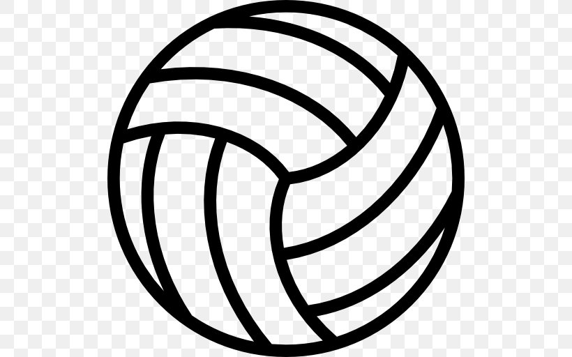 Volleyball Sport, PNG, 512x512px, Volleyball, Area, Athlete, Ball, Black And White Download Free