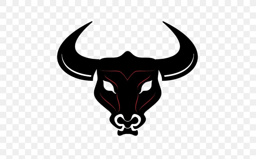 Bull Cattle Logo Clip Art, PNG, 512x512px, Bull, Black And White, Cattle, Cattle Like Mammal, Demon Download Free